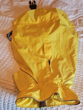 Bright Yellow Large Dog Rain Coat